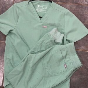 Figs Mint Green Medical Scrub Set